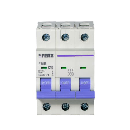 FMB-C 10kA 3P 10 х-ка C Автоматический выключатель